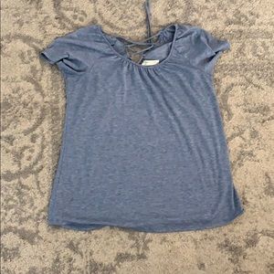 Light Blue Blouse-tie detail